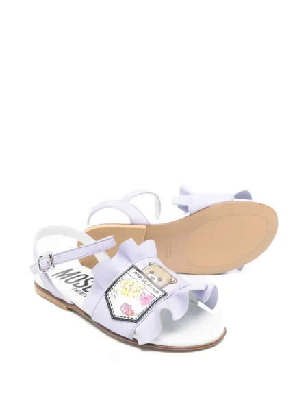 Sandały dziecięce Moschino fioletowe