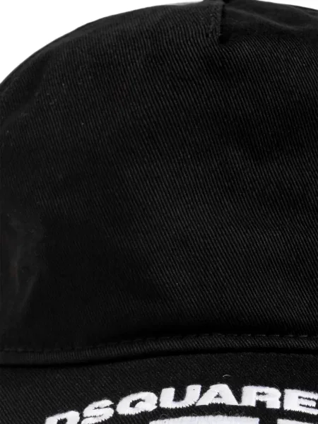 Șapcă Dsquared2 cu autograf negru