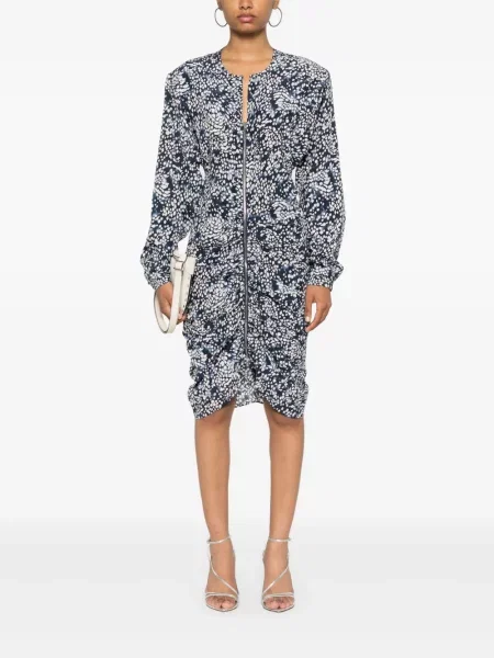 Midi suknelė Isabel Marant mėlyna