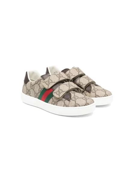 Sneakersy dziecięce Gucci Ace brązowe