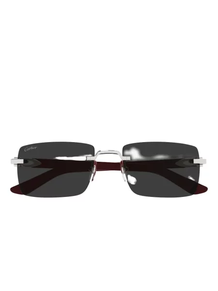 Γυαλιά ηλίου Cartier Eyewear καφέ