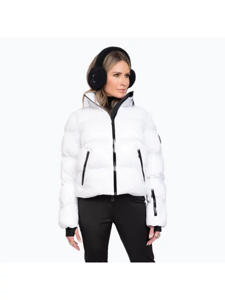 Lyžařská bunda Nikkie Gstaad Laquer Ski bright white bílá