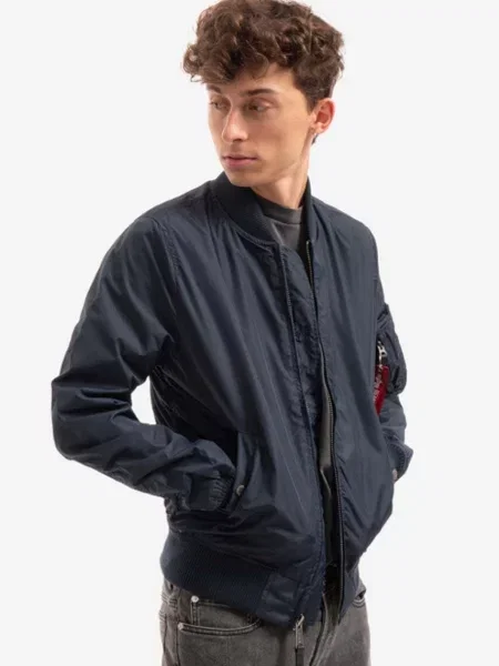 Alpha Industries geacă bomber TT bărbați marin de tranziție albastru