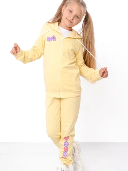 Дитячий Спортивний костюм Носи своє жовтий