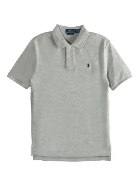 Koszulka polo dziecięca Polo Ralph Lauren szara