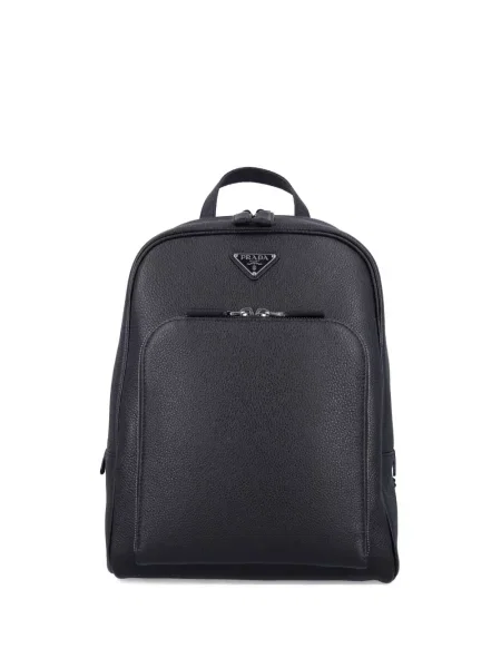 Rucsac Prada din piele negru
