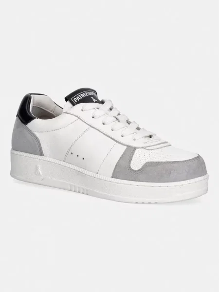 Usnjene superge Patrizia Pepe bela