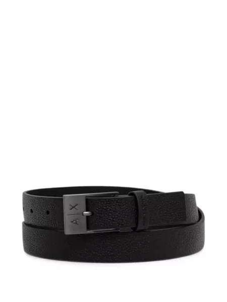 Curea Armani Exchange cu autograf negru