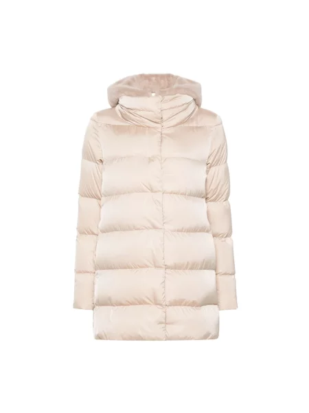 Sztuczne futro parka Herno beżowa