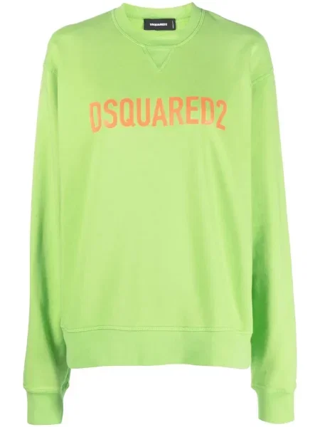 Hanorac Dsquared2 cu broderie verde