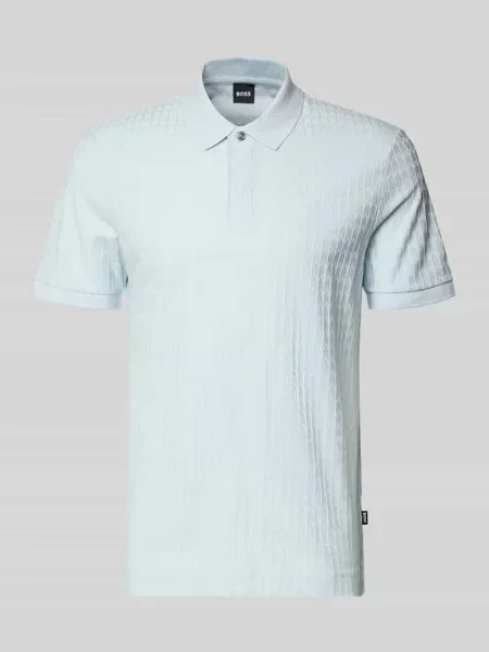Boss Koszulka Polo Z Dżerseju Parley blau