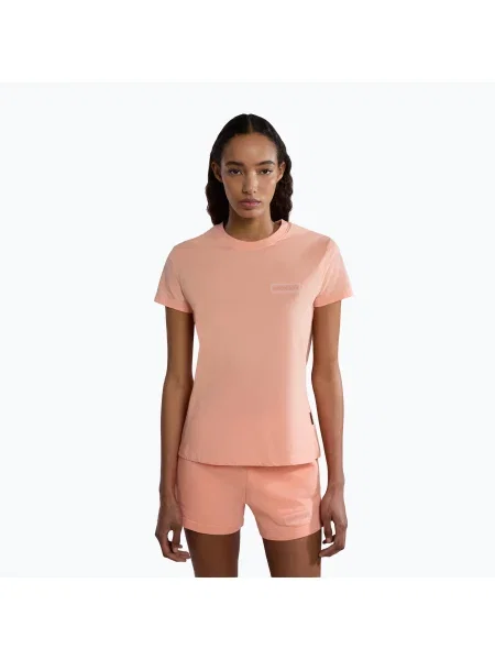 Napapijri дамска тениска S-Iaato pink salmon розово
