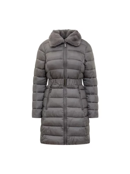 Pikowany płaszcz Michael Kors szary