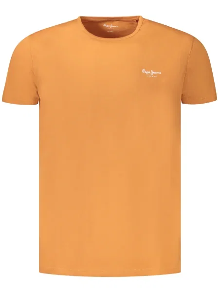Къс тениска Pepe Jeans оранжево