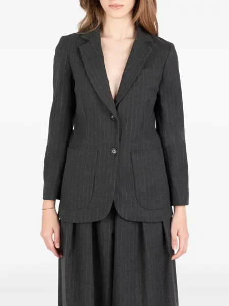 Marynarka Société Anonyme w paski szara