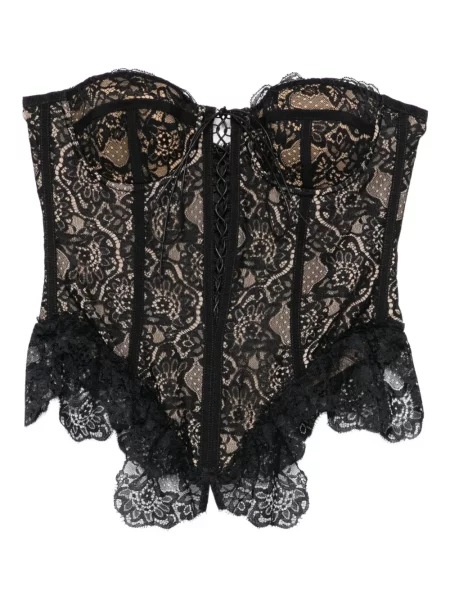 Bluzka Giuseppe Di Morabito z gorsetem czarna