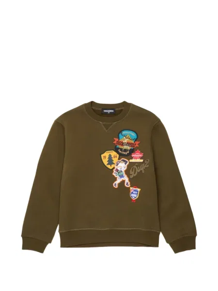 Dětska mikina Dsquared2 zelená