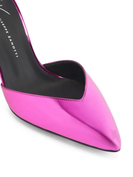 Pantofi cu toc Giuseppe Zanotti din piele roz