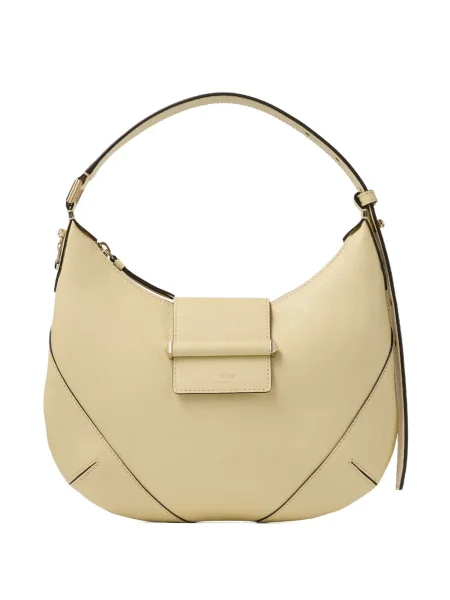 Geanta de piele Jimmy Choo din piele galben