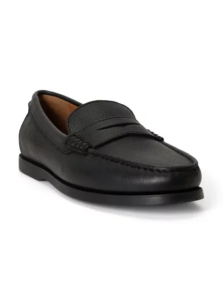 Polo Ralph Lauren loaferji usnjeni Merton Penny črna