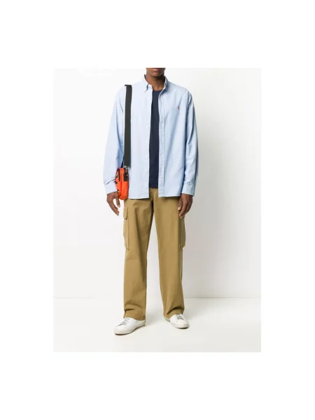 Polo Ralph Lauren Koszula Cupdppcs Błękitny Custom Fit niebieska