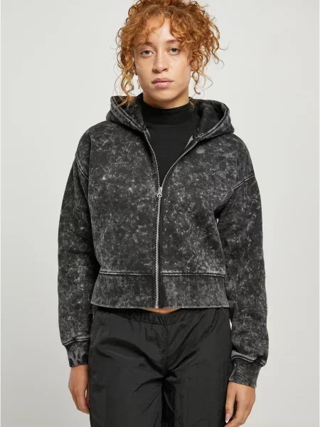 Geacă Urban Classics cu glugă negru