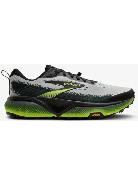 Buty do biegania Brooks Cascadia 20 Medium szary jasny limonkowy 41 czarny