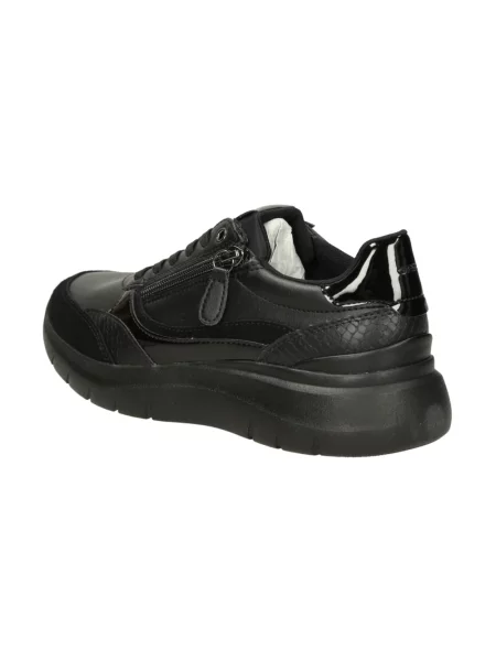 Sneakersy Geox skórzane czarne
