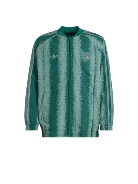 ADIDAS ORIGINALS Φθινοπωρινό και ανοιξιάτικο μπουφάν ADIDAS MINECRAFT SST LOOSE TRACK / μέντα πράσινο