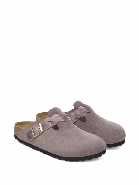 Saboți Birkenstock țesuți violet