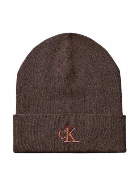 Čiapka Calvin Klein Jeans hnedá