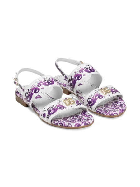 Sandały dziecięce Dolce And Gabbana białe