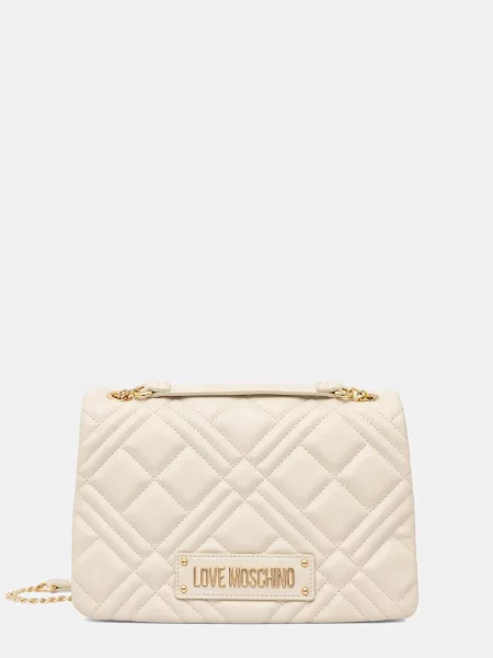 Чанта Love Moschino бежово