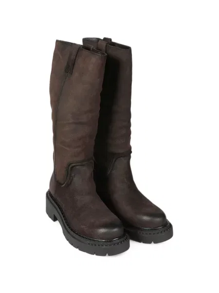 Botine Ash zdrențuiți maro