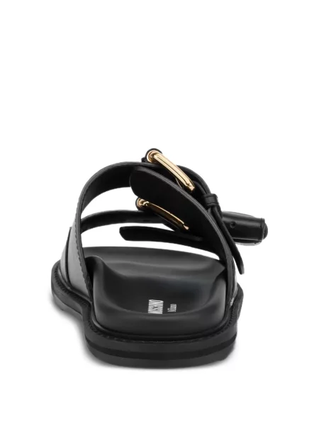 Sandale Moschino cu cataramă negru