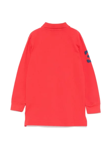 Koszulka polo dziecięca Polo Ralph Lauren czerwona