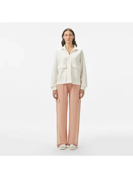 Lacoste толстовка Loose Fit біла