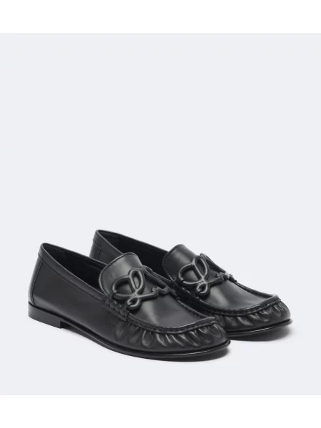 Pantofi loafer Loewe din piele negru