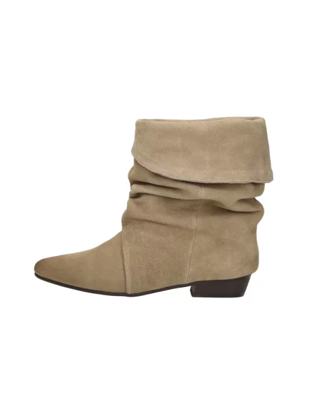 Botki Shoecolate zamszowe beżowe