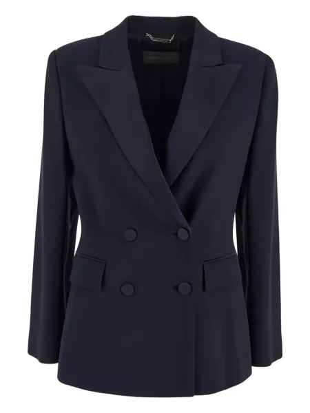 Sacou Alberta Ferretti albastru