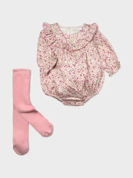 Mayoral Newborn бебешки гащеризон за деца от розово