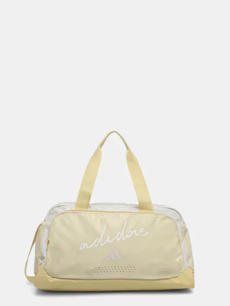 Torba adidas Defender Allover Graphic Duffle jasnożółty żółta