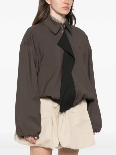 Geacă Loewe cu broderie maro