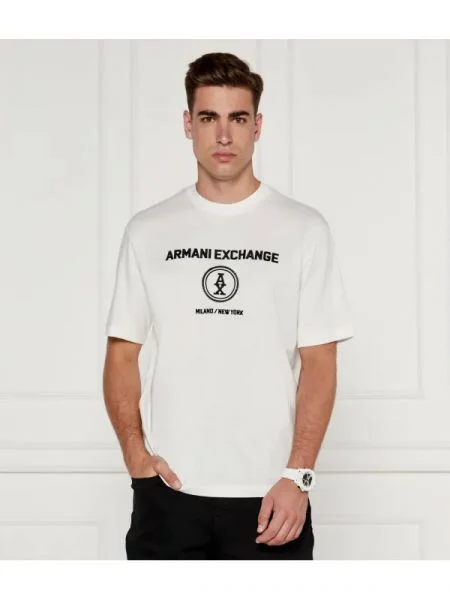 Armani Exchange Tricou alb