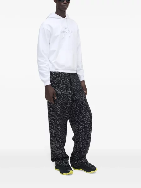 Hanorac cu glugă Marc Jacobs alb