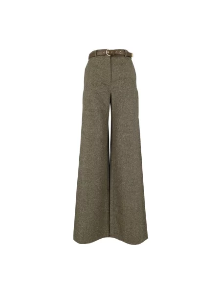 Spodnie Max Mara Studio zielone