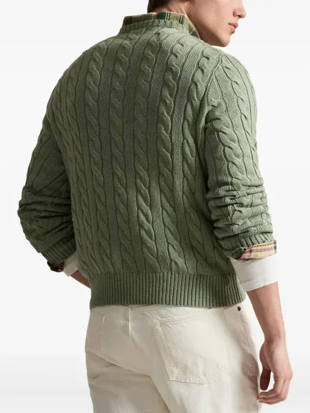 Șapcă Polo Ralph Lauren cu broderie din țesătură twill în carouri albastru