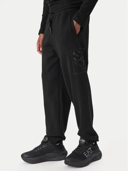 Emporio Armani Spodnie dresowe czarny