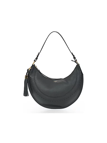 Crossbody torbica Lancel črna