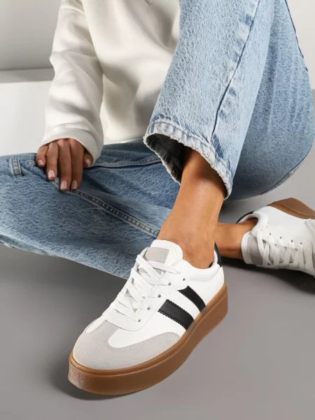 Sneakers Sovresia cu negru alb